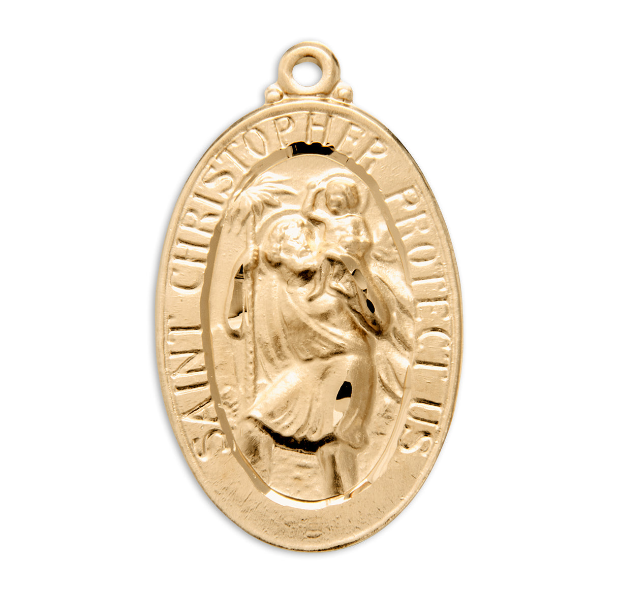 St. Christopher Gold Medal Necklace