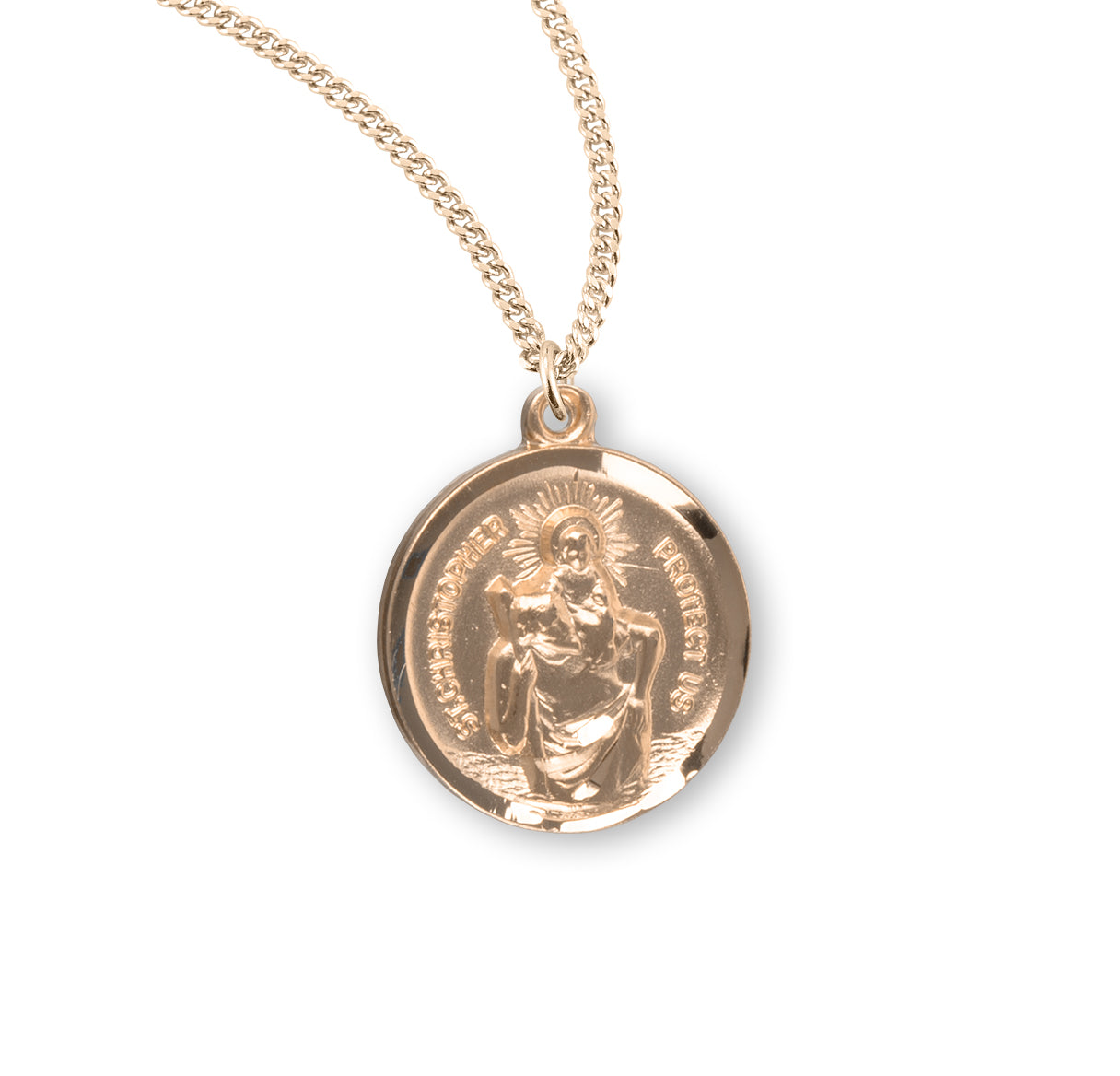 St. Christopher Gold Medal Necklace