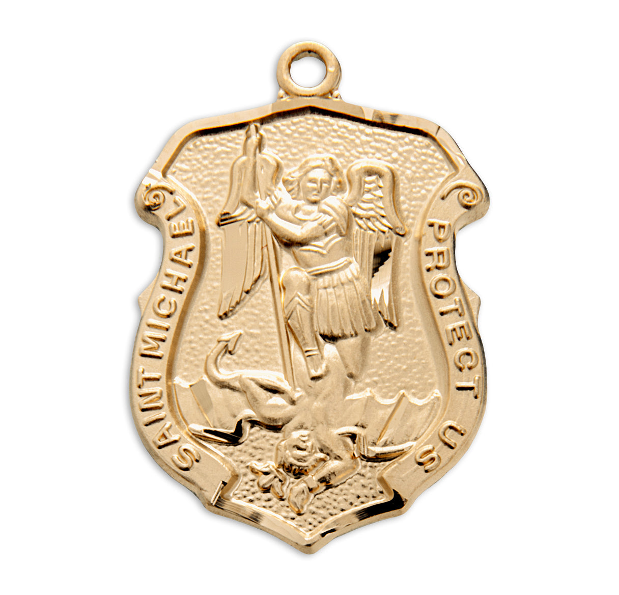 St. Michael Gold Medal Necklace