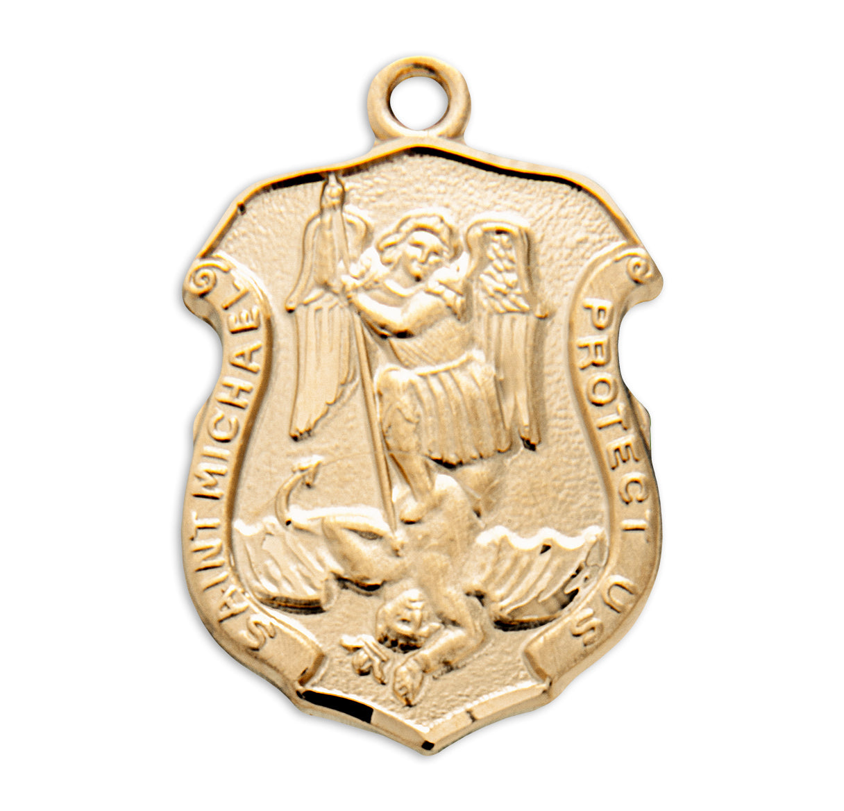 St. Michael Gold Medal Necklace