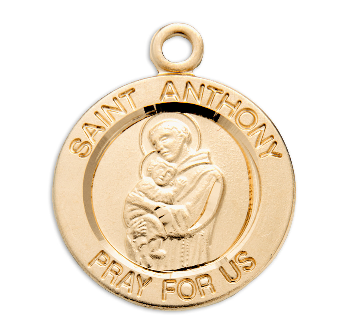 St. Anthony Gold Medal Necklace