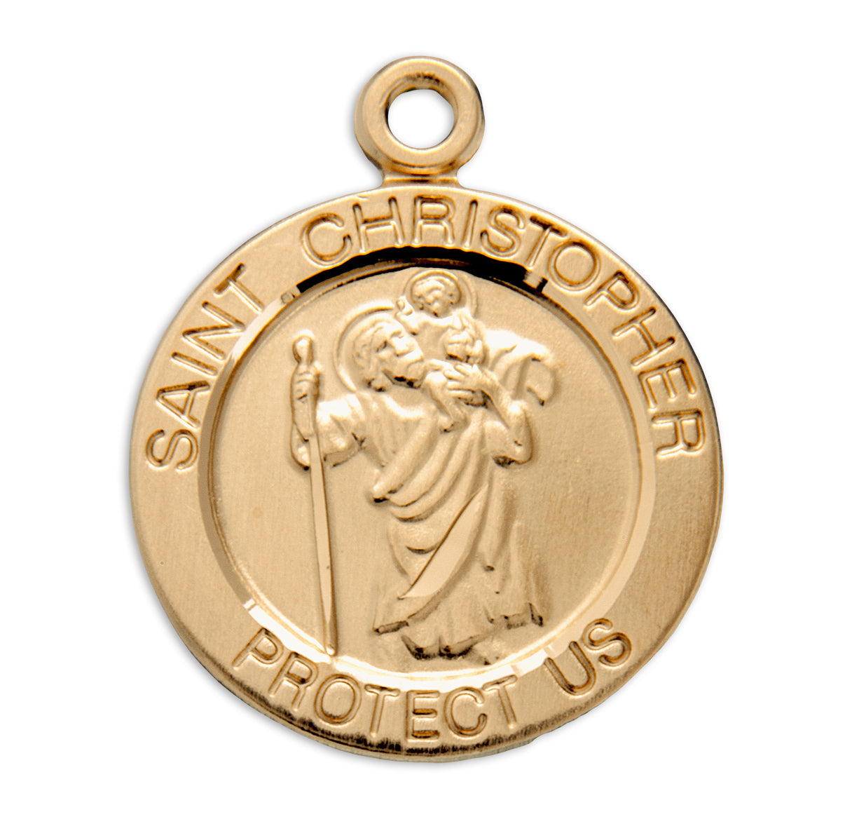 St. Christopher Gold Medal Necklace