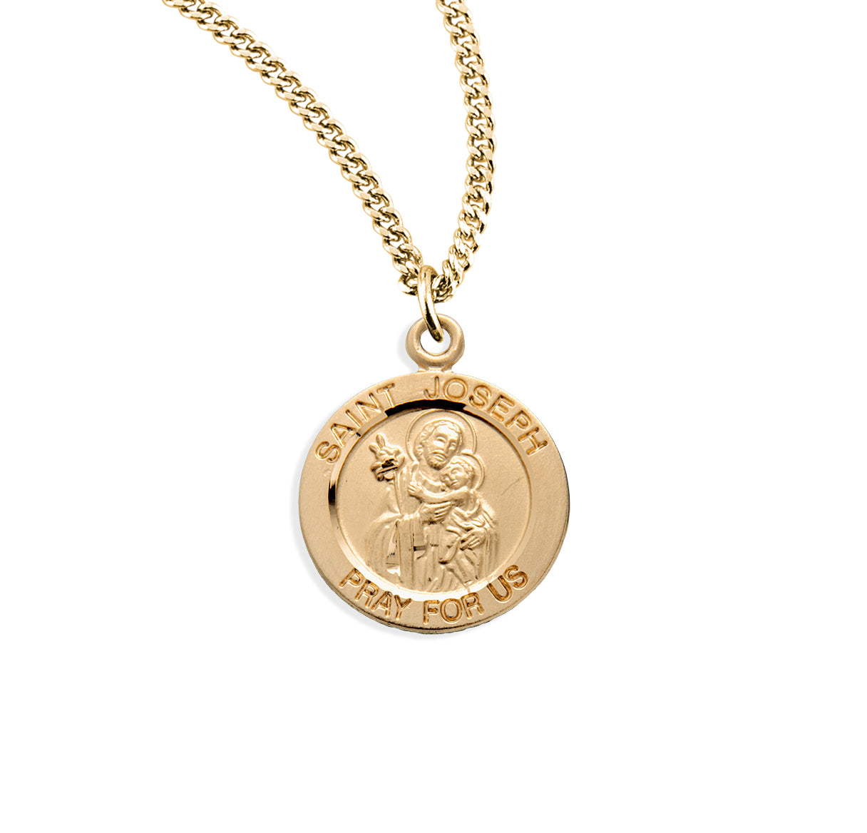 St. Joseph Gold Medal Necklace