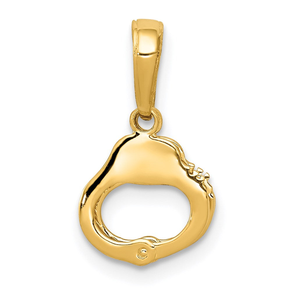 Extel Medium 14k Gold Handcuffs Pendant