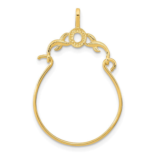 Extel Large 14k Gold Charm Holder