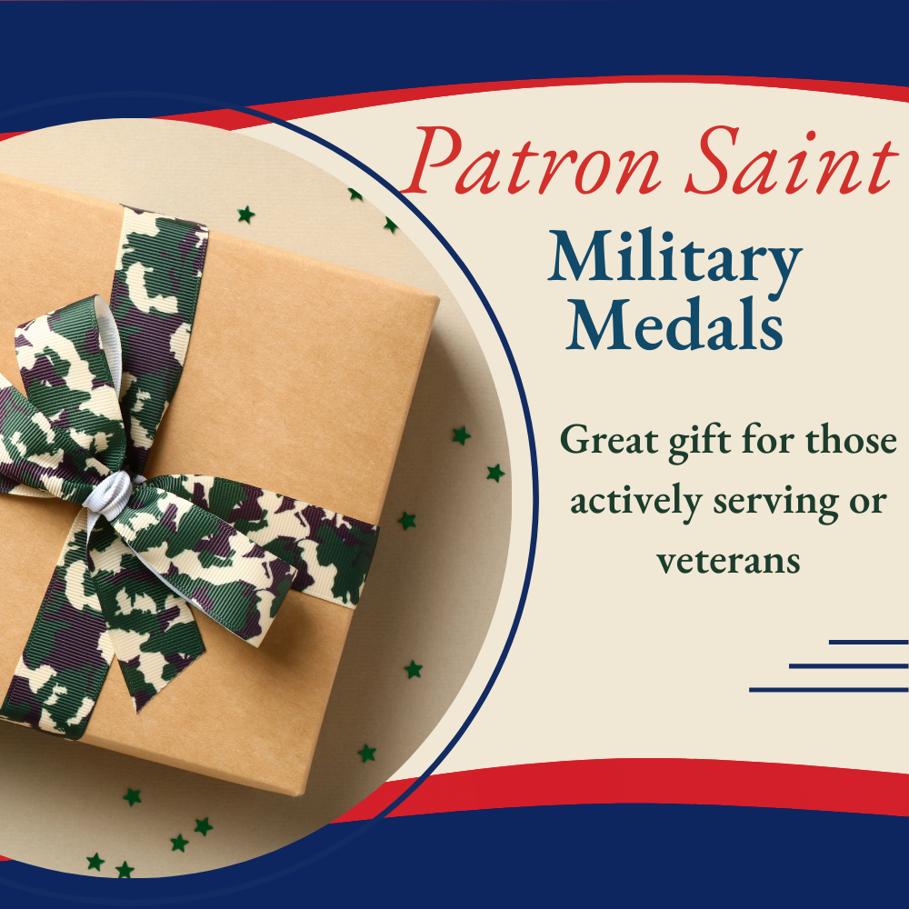 Military Patron Saint Medal Makes a Great Gift