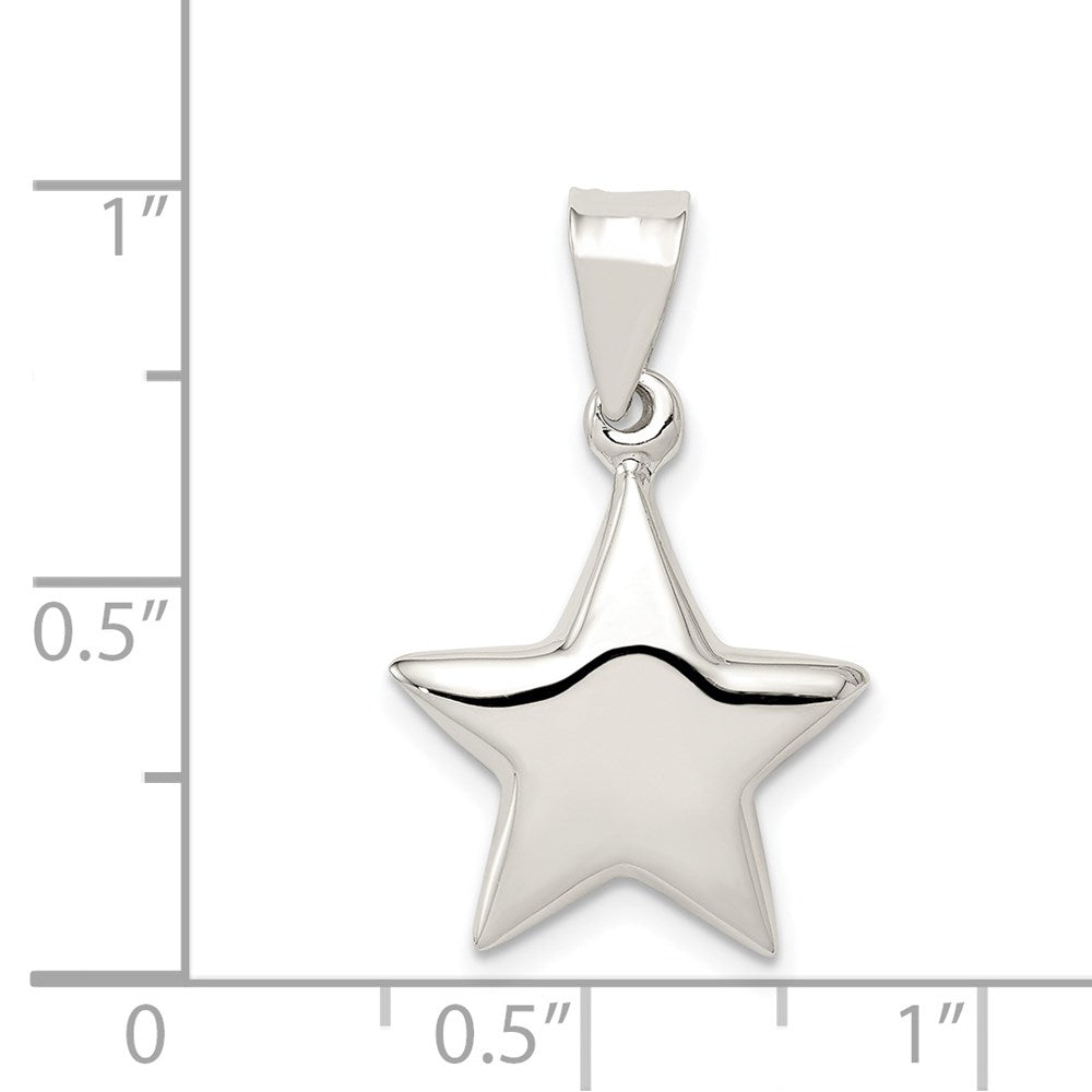 Extel Medium Sterling Silver Star Charm