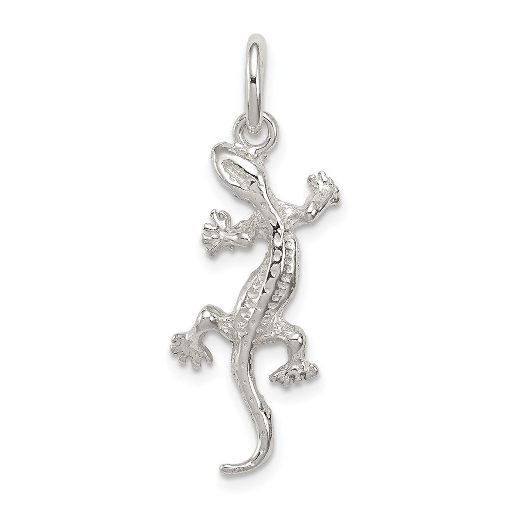 Extel Medium Sterling Silver Lizard Charm, Made in USA