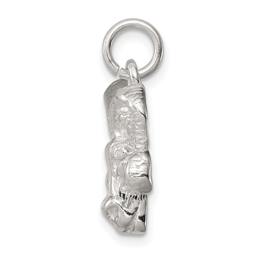 Extel Medium Sterling Silver Ram Charm