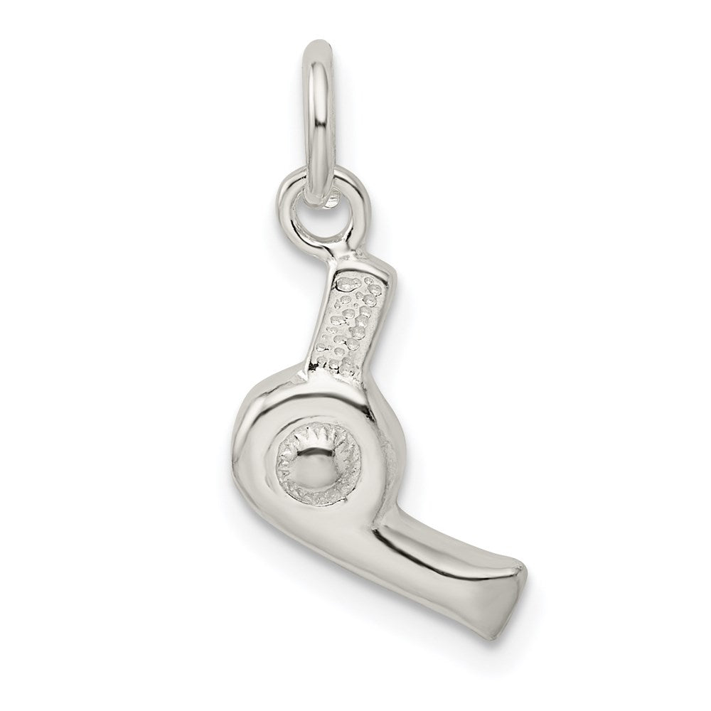 Extel Medium Sterling Silver Hair Dryer Charm