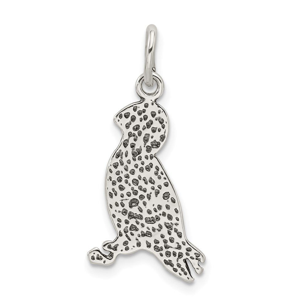 Extel Medium Sterling Silver Antiqued Puffin Charm