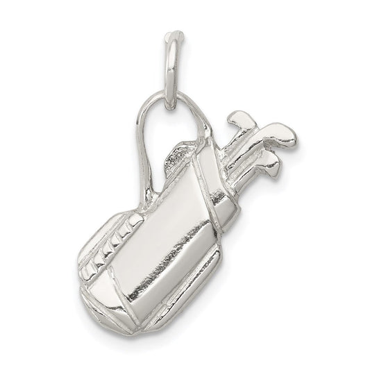 Extel Medium Sterling Silver Golf Bag Charm