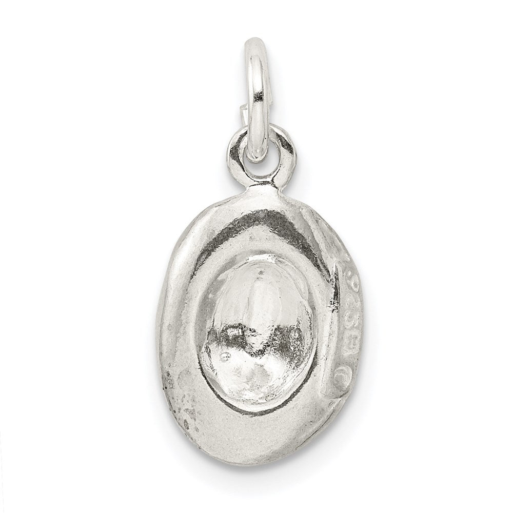 Extel Medium Sterling Silver Cowboy Hat Charm