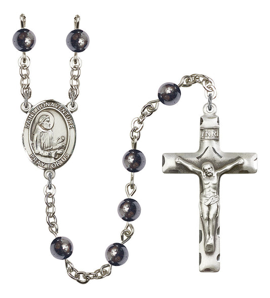 Extel Saint Bonaventure Catholic Rosary Beads for Men, Made in USA