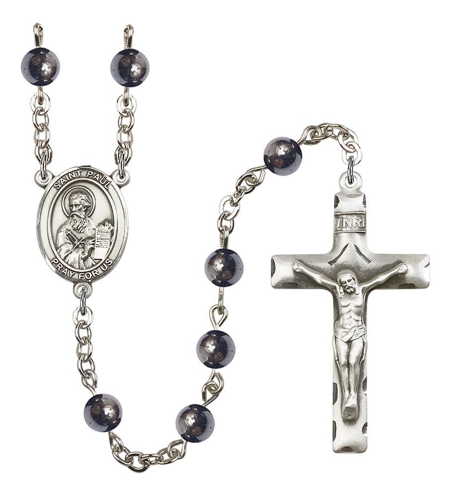 Extel Saint Paul Apostle Catholic Rosary Beads for Men