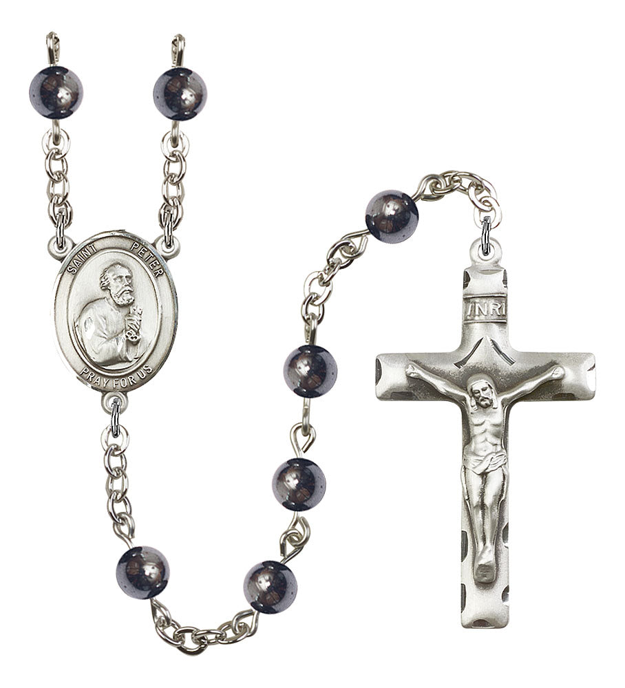 Extel Saint Peter the Apostle Catholic Rosary Beads for Men