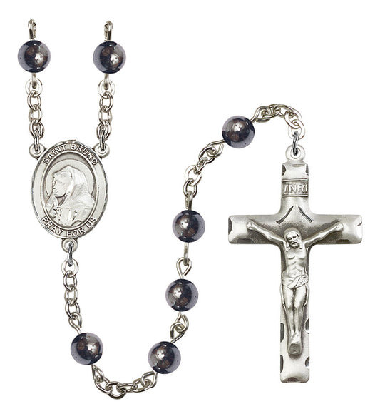 Extel Saint Bruno Catholic Rosary Beads for Men, Made in USA