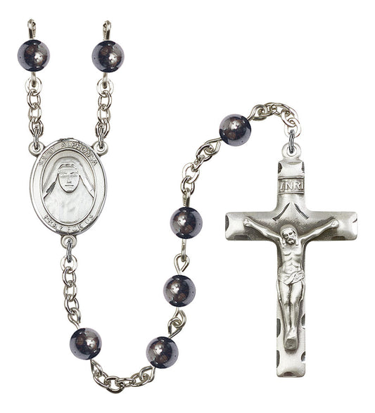 Extel Saint Alphonsa of India Catholic Rosary Beads for Men, Made in USA