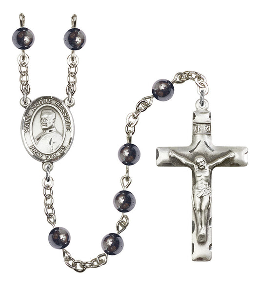 Extel Saint Andre Bessette Catholic Rosary Beads for Men, Made in USA