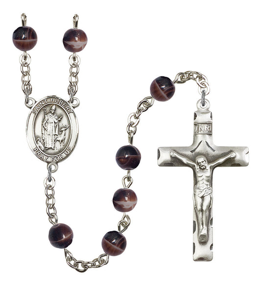 Extel Saint Hubert of Liege Catholic Rosary Beads for Men, Made in USA