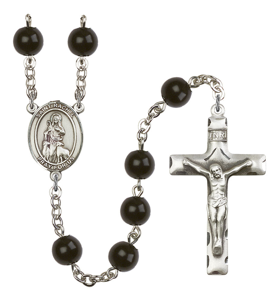 Extel Saint Rachel Catholic Rosary Beads for Men, Made in USA
