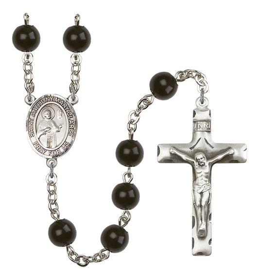 Extel Saint Anthony Mary Claret Catholic Rosary Beads for Men, Made in USA