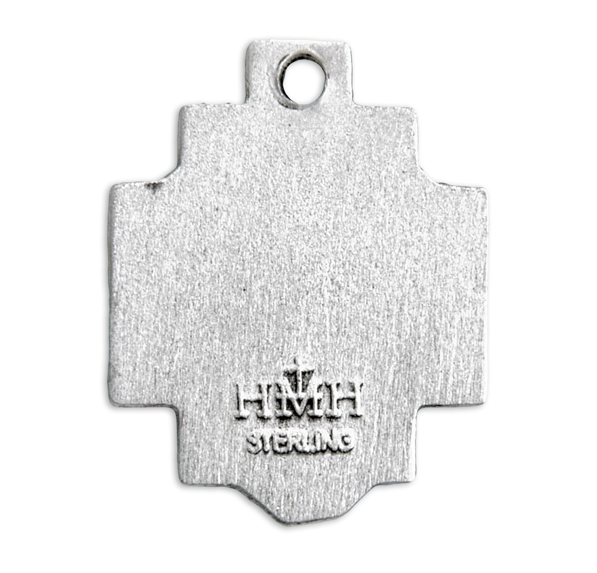 Head of Christ Sterling Silver Medal Pendant Necklace