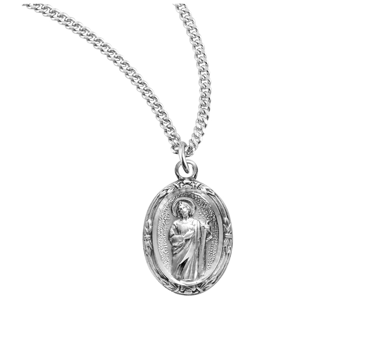 St. Jude Sterling Silver Medal Necklace