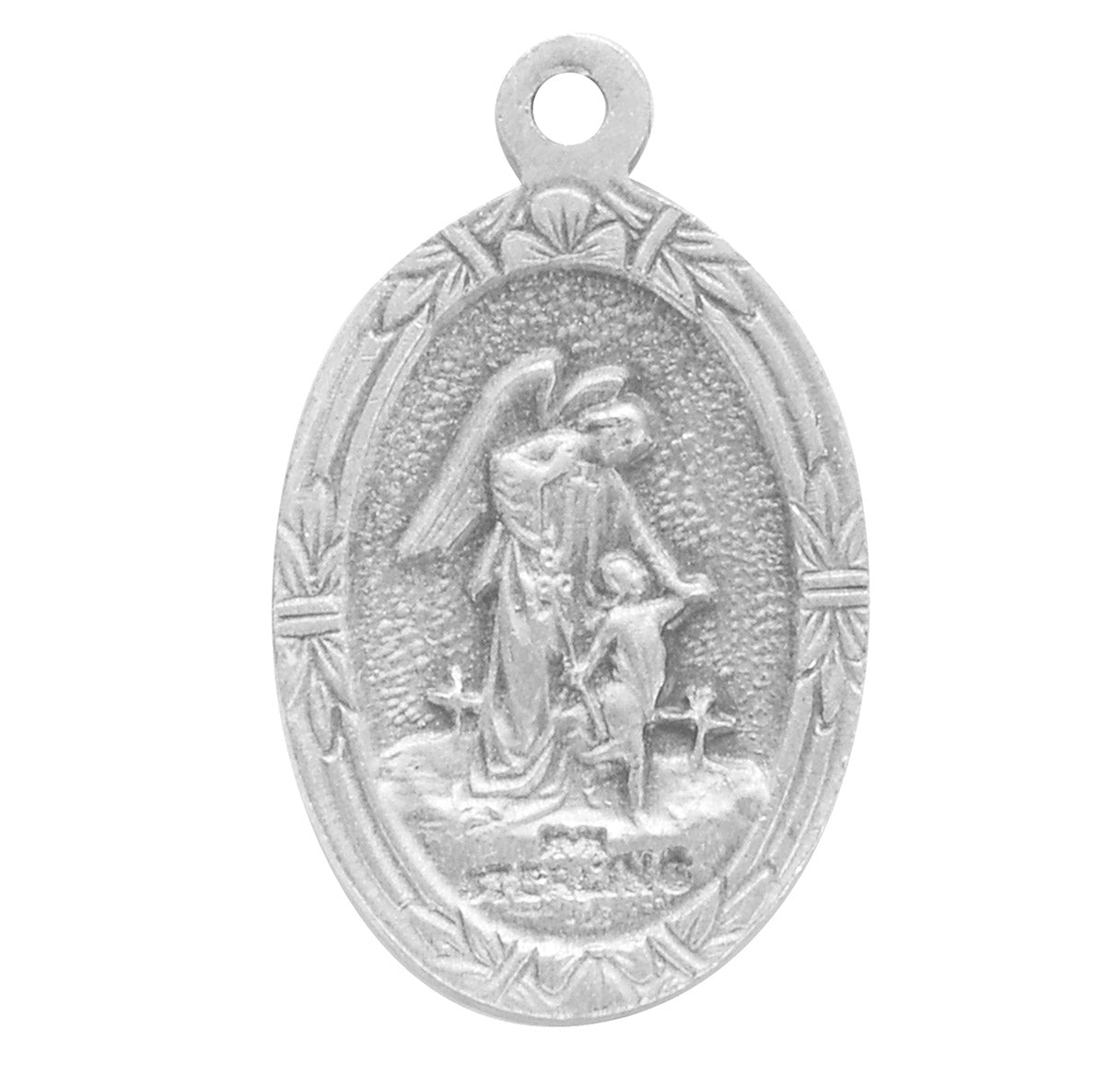 St. Christopher Sterling Silver Medal Necklace