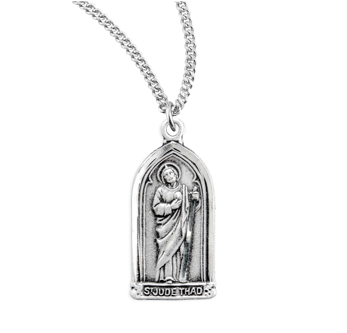 St. Jude Sterling Silver Medal Necklace