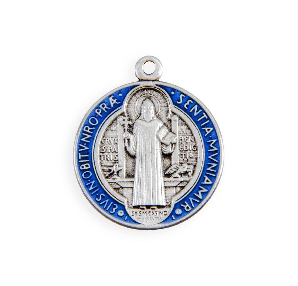 St. Benedict Sterling Silver Medal Necklace