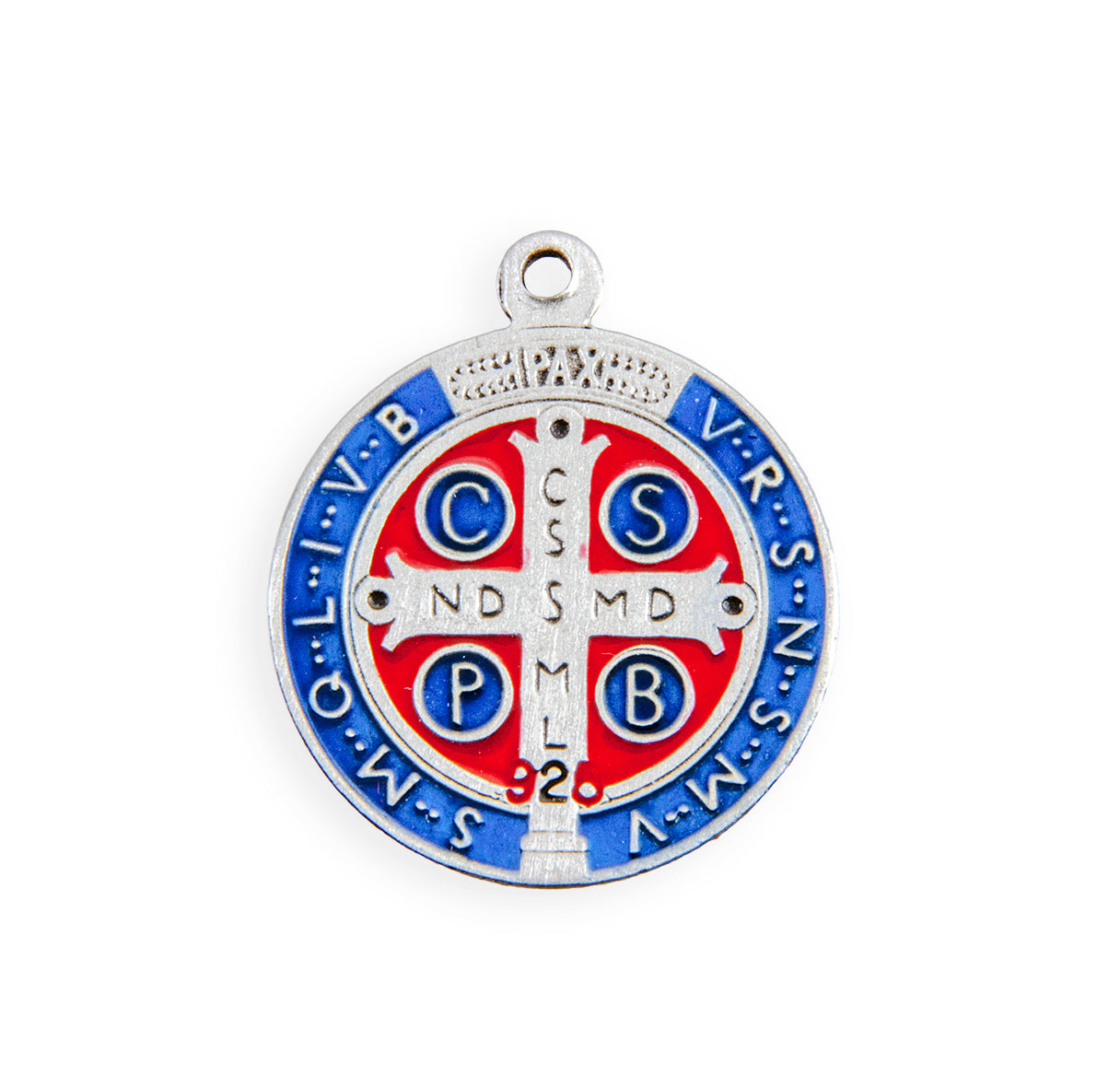 St. Benedict Sterling Silver Medal Necklace