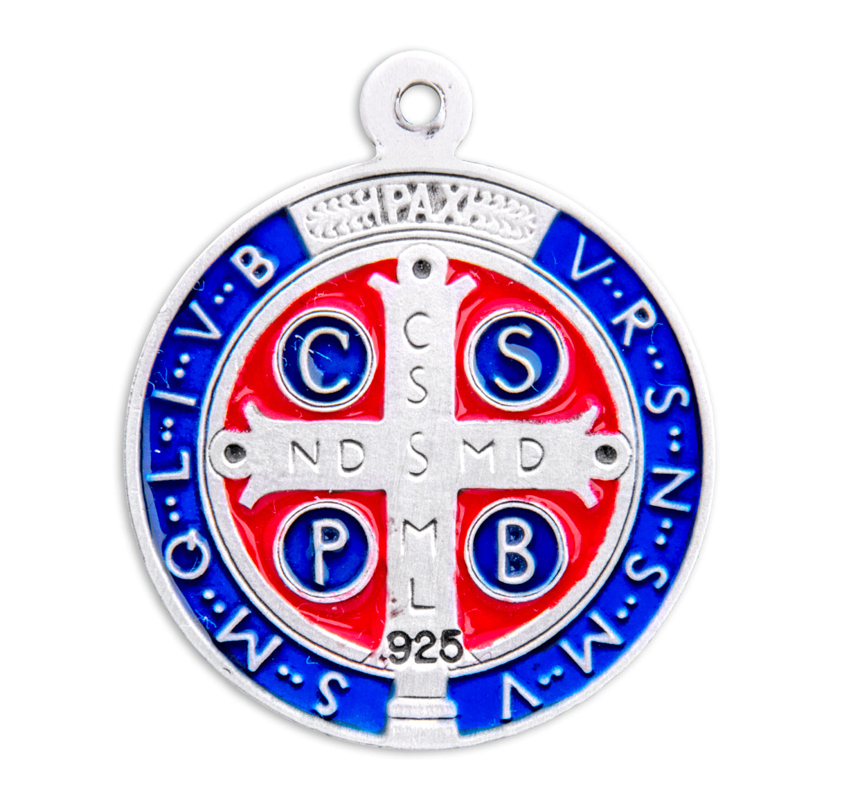 St. Benedict Sterling Silver Medal Necklace