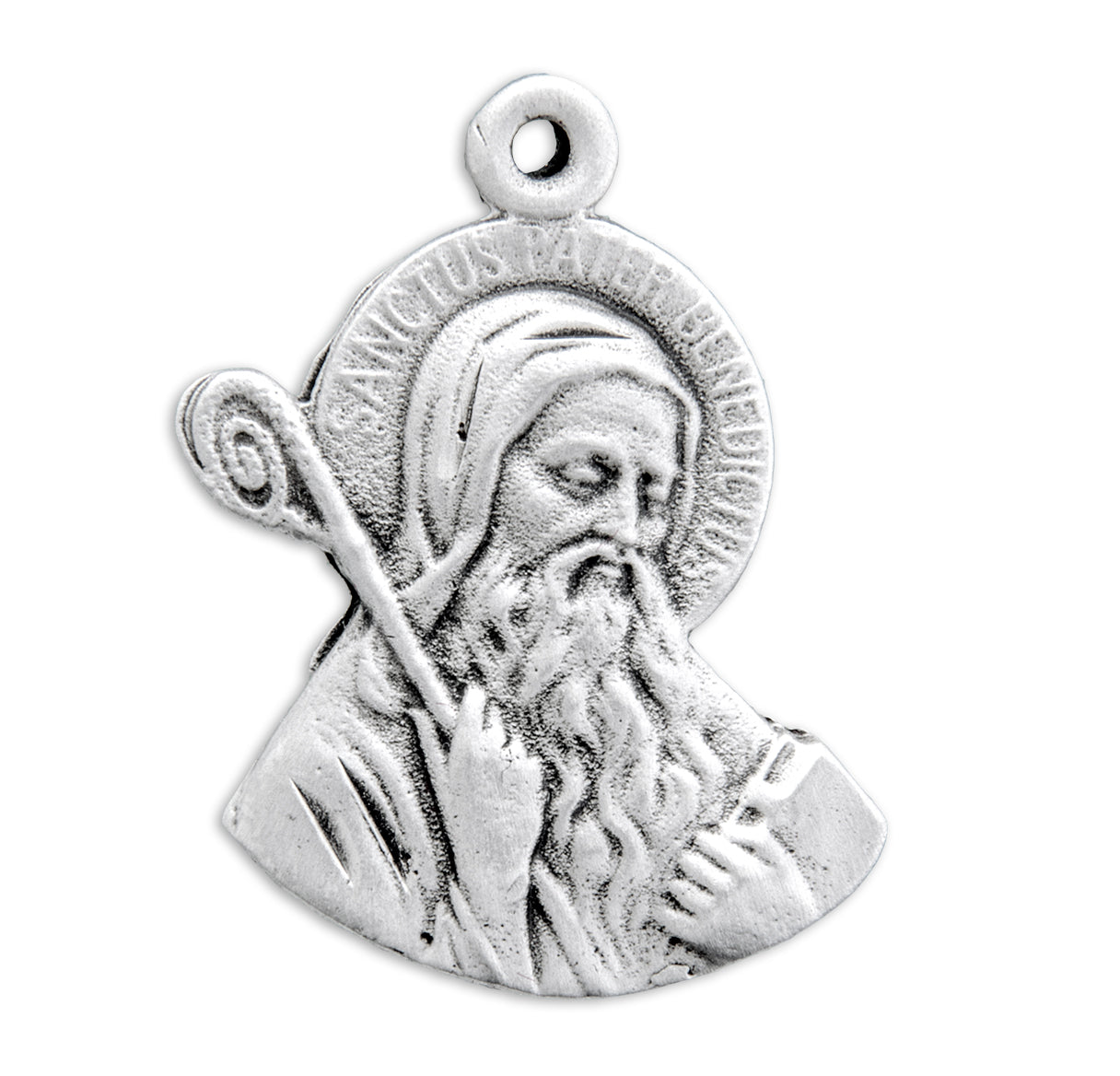 St. Benedict Sterling Silver Medal Necklace