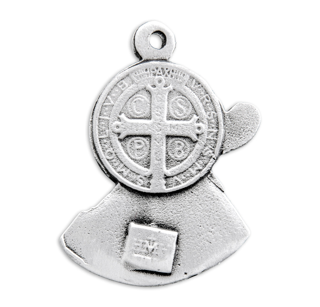 St. Benedict Sterling Silver Medal Necklace