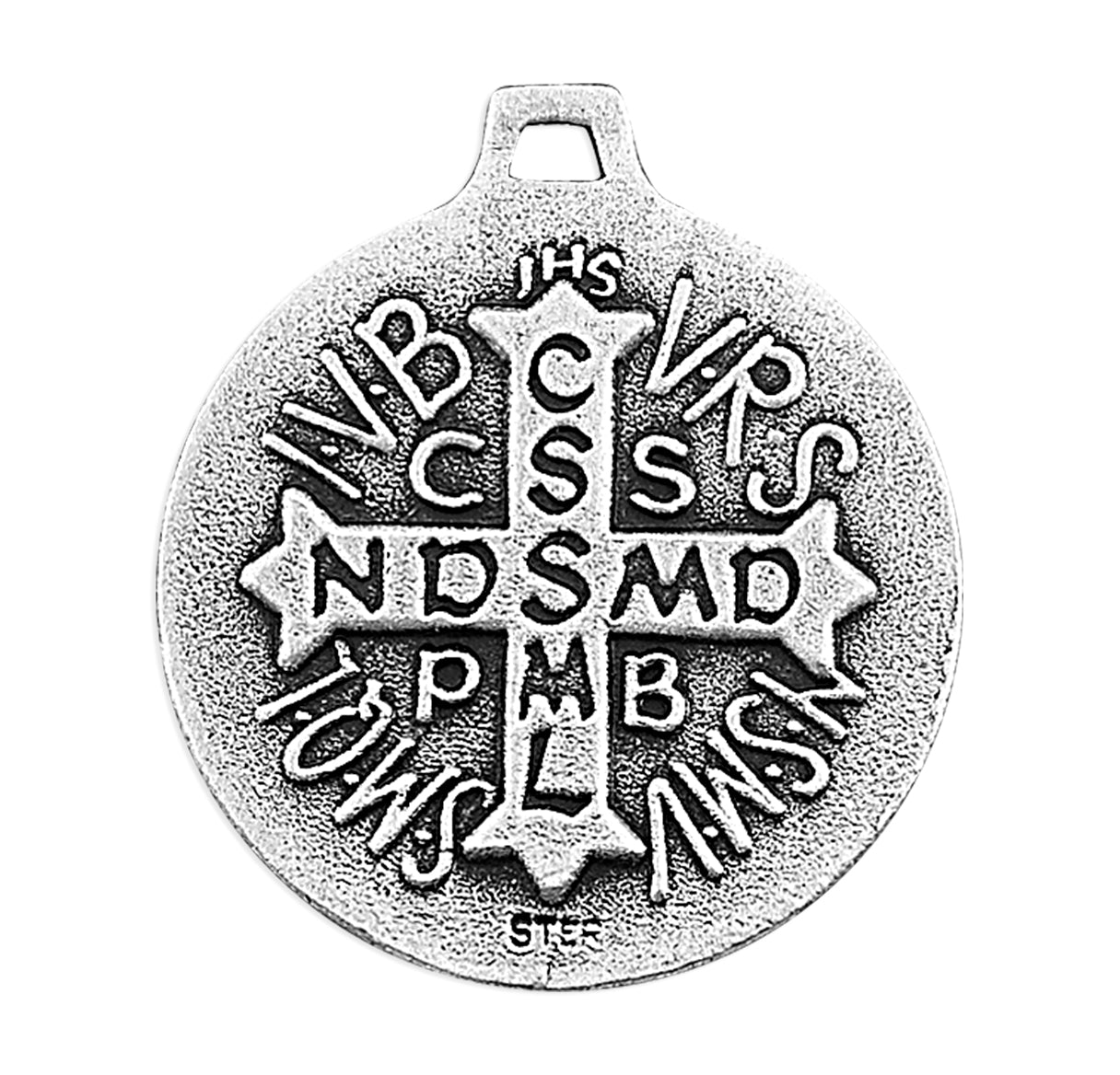 St. Benedict Sterling Silver Medal Necklace