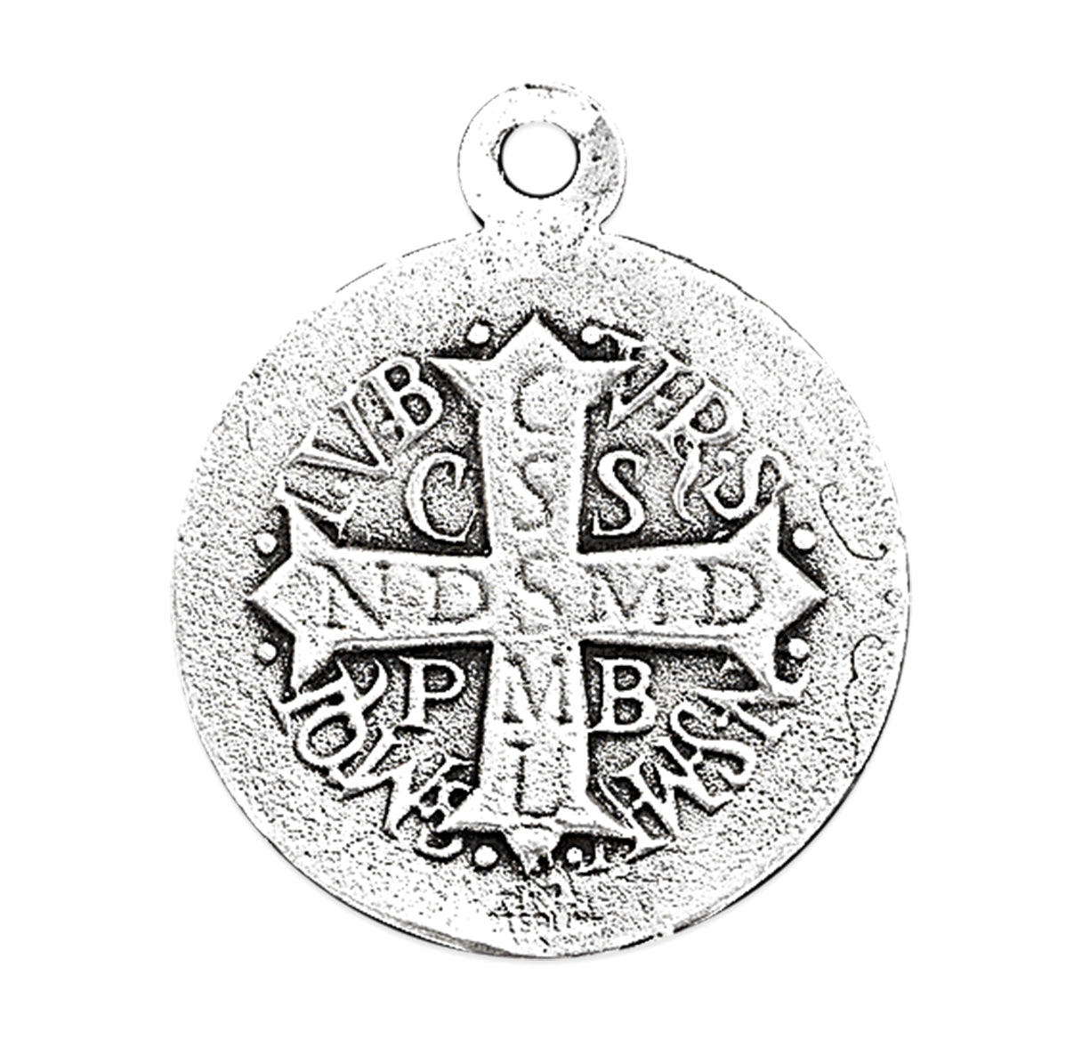 St. Benedict Sterling Silver Medal Necklace