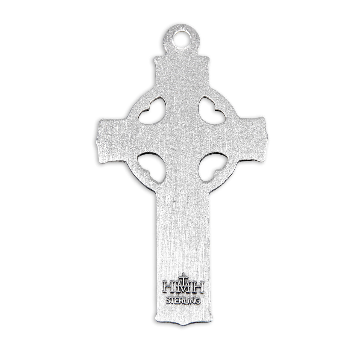 Sterling Silver Irish Celtic Cross Pendant with Chain