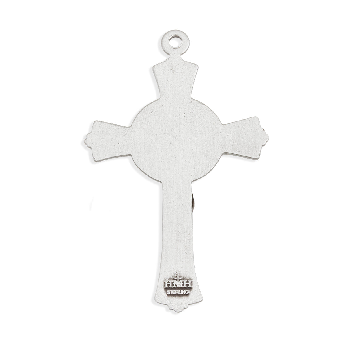 Sterling Silver Fine Detailed Crucifix with 24 Inch Chain