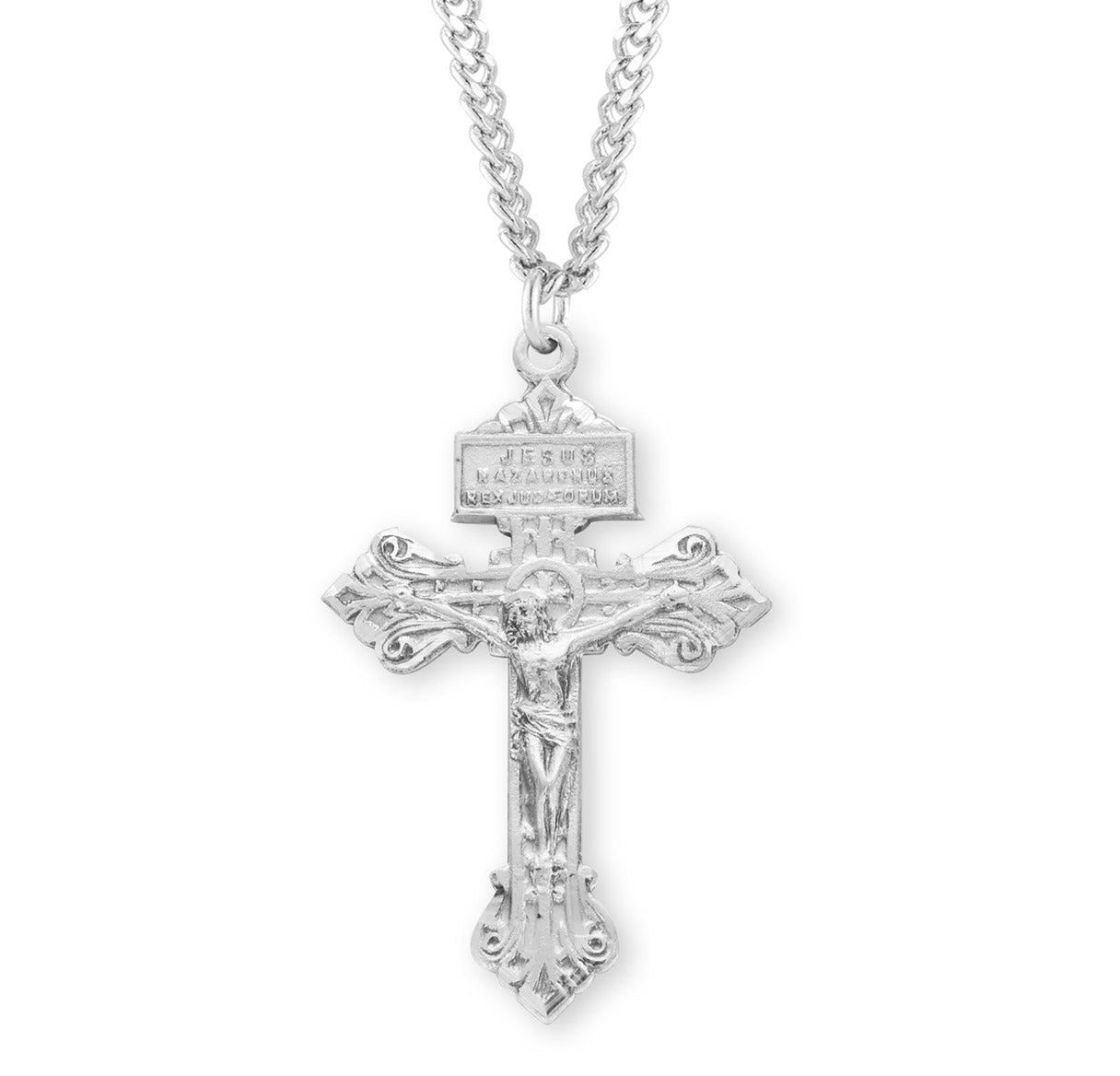 Sterling Silver "Pardon" Crucifix