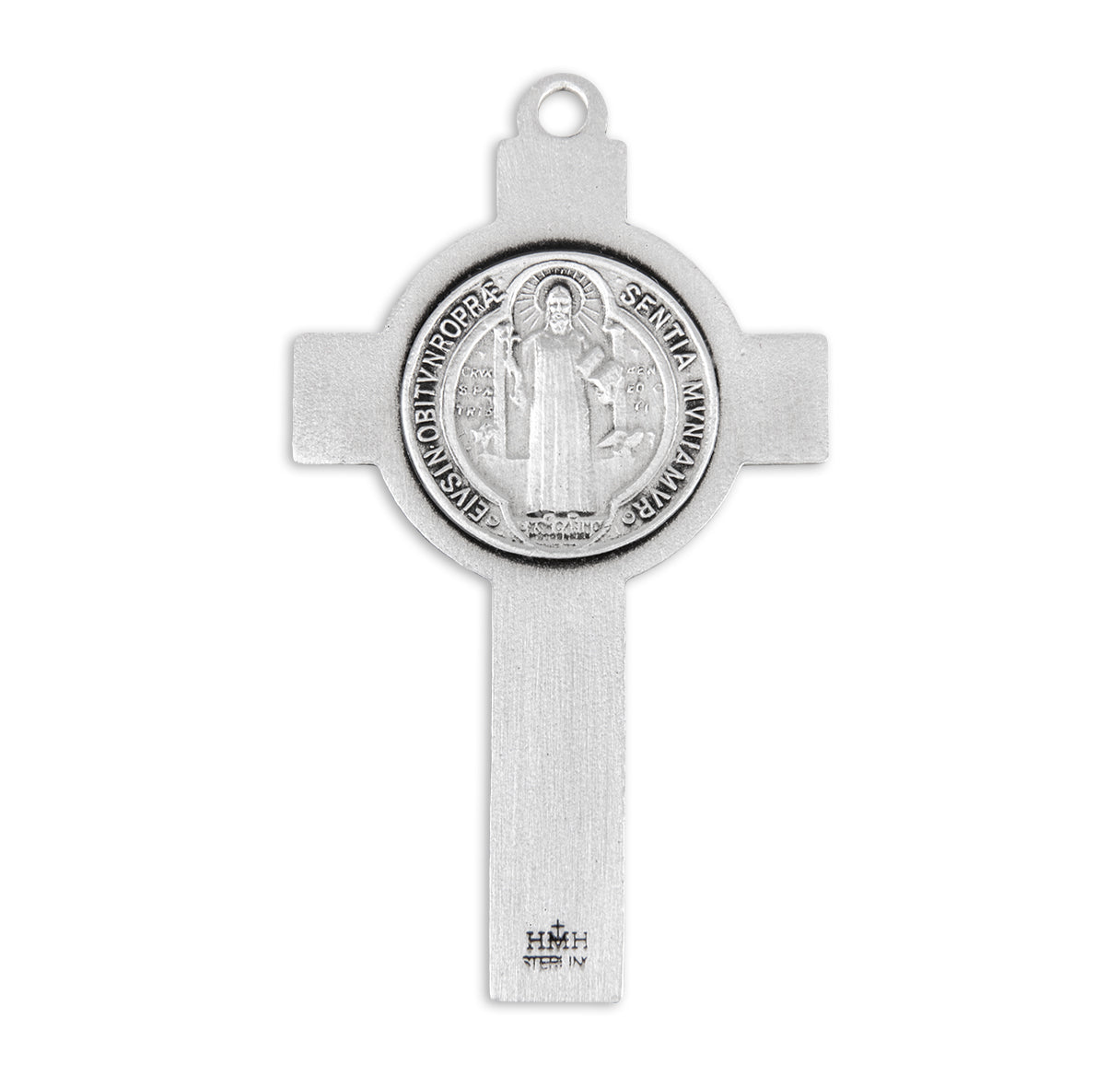 St. Benedict Sterling Silver Medal Necklace