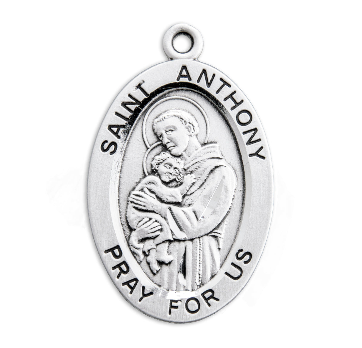 St. Anthony Sterling Silver Medal Necklace