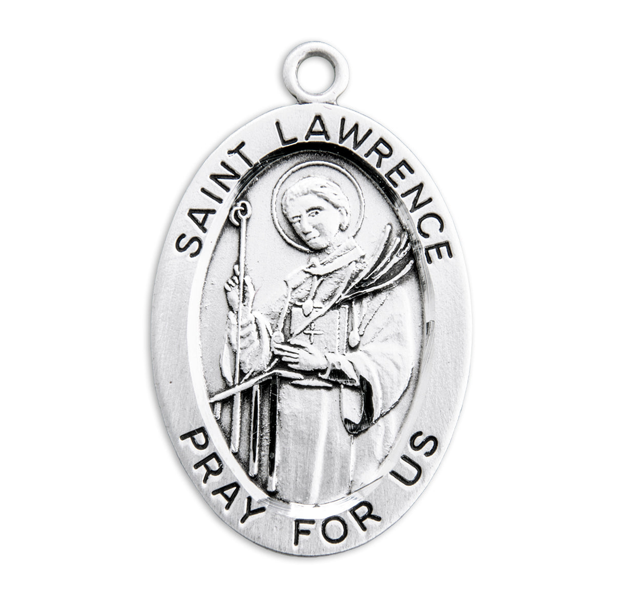 St. Lawrence Sterling Silver Medal Necklace