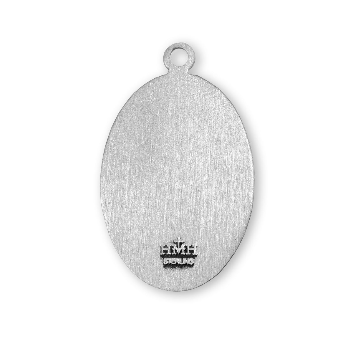 St. Luke Sterling Silver Medal Necklace