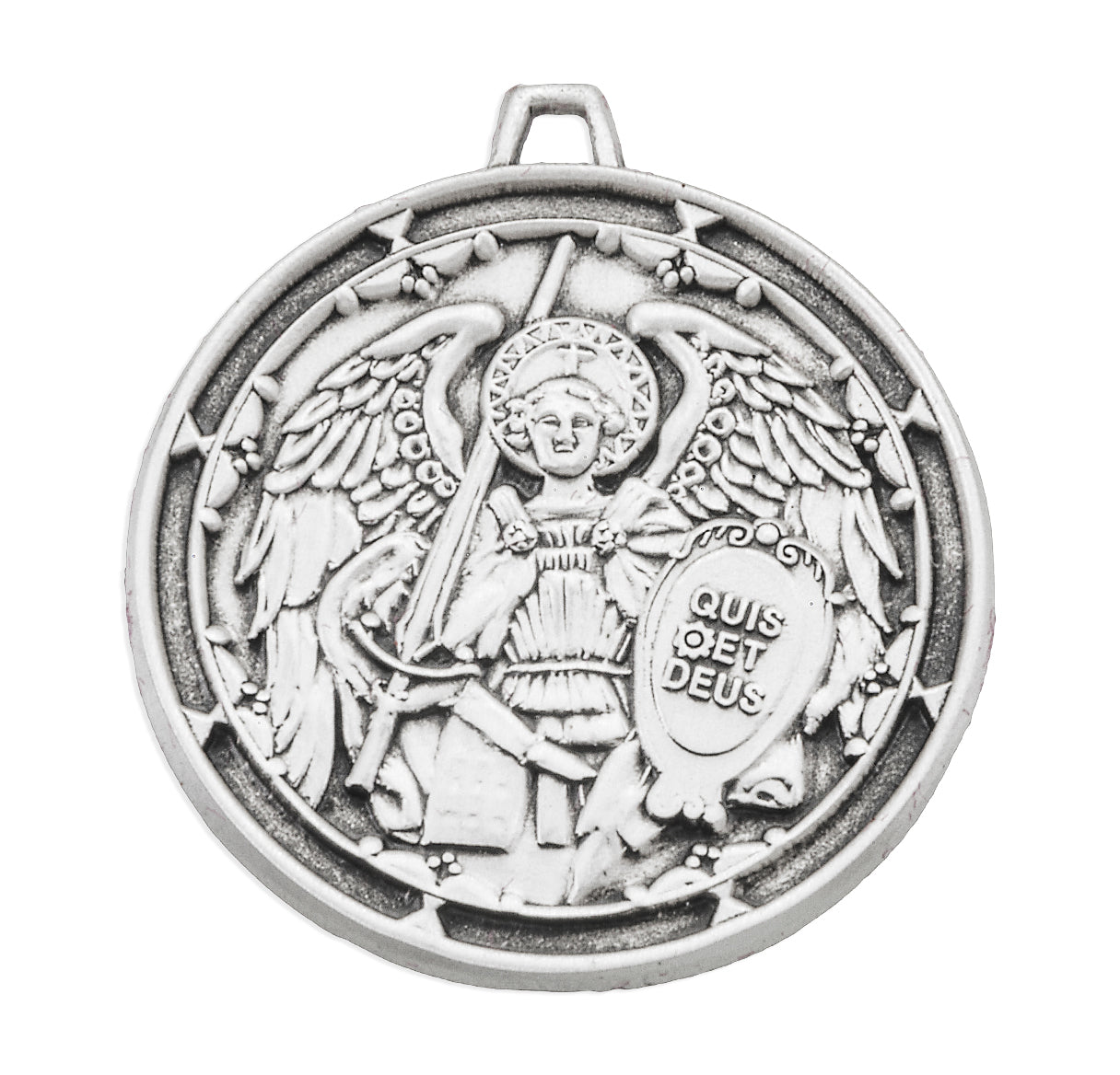 St. Michael Sterling Silver Medal Necklace