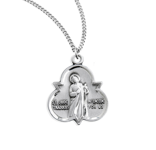 St. Jude Sterling Silver Medal Necklace