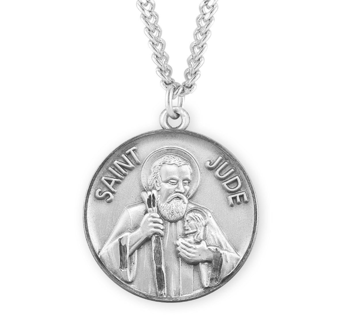 St. Jude Sterling Silver Medal Necklace