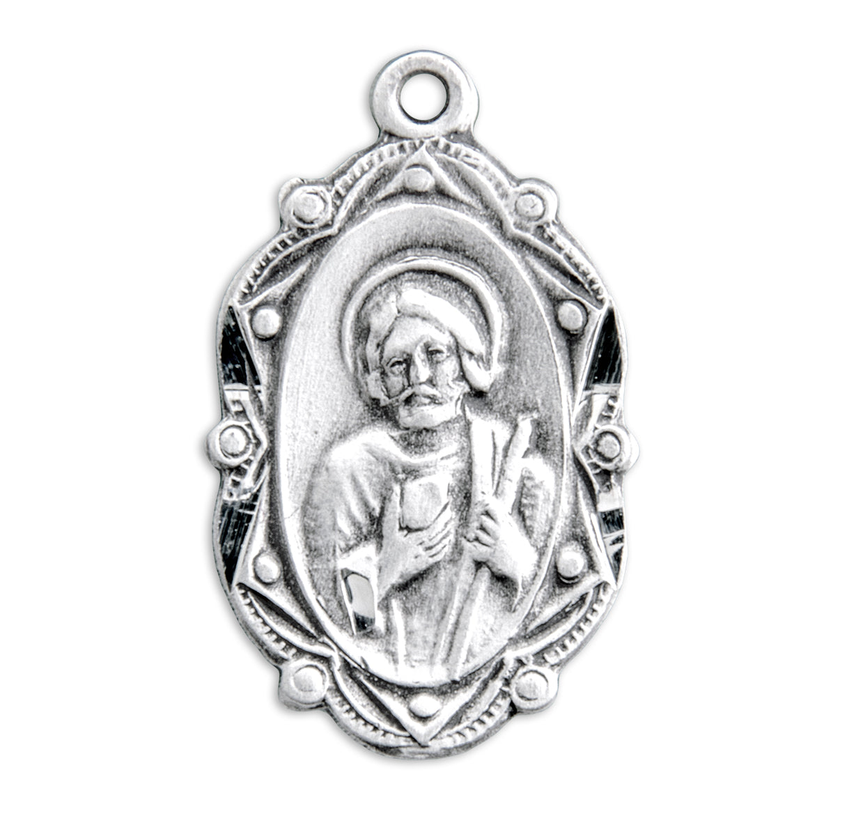 St. Jude Sterling Silver Medal Necklace