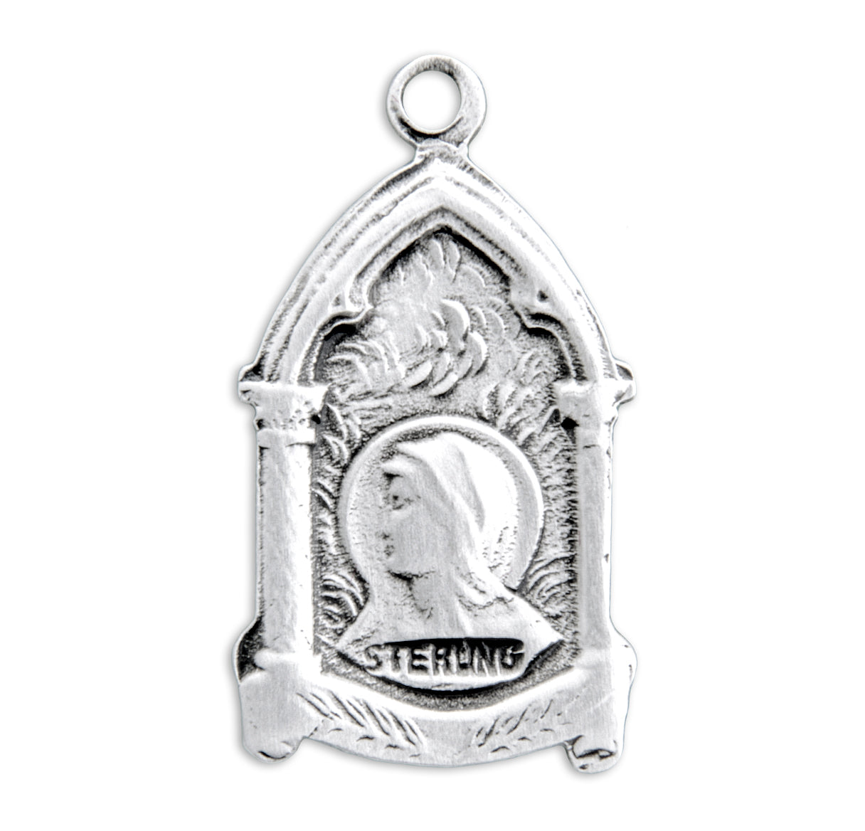 Christ Our King Sterling Silver Medal Pendant Necklace