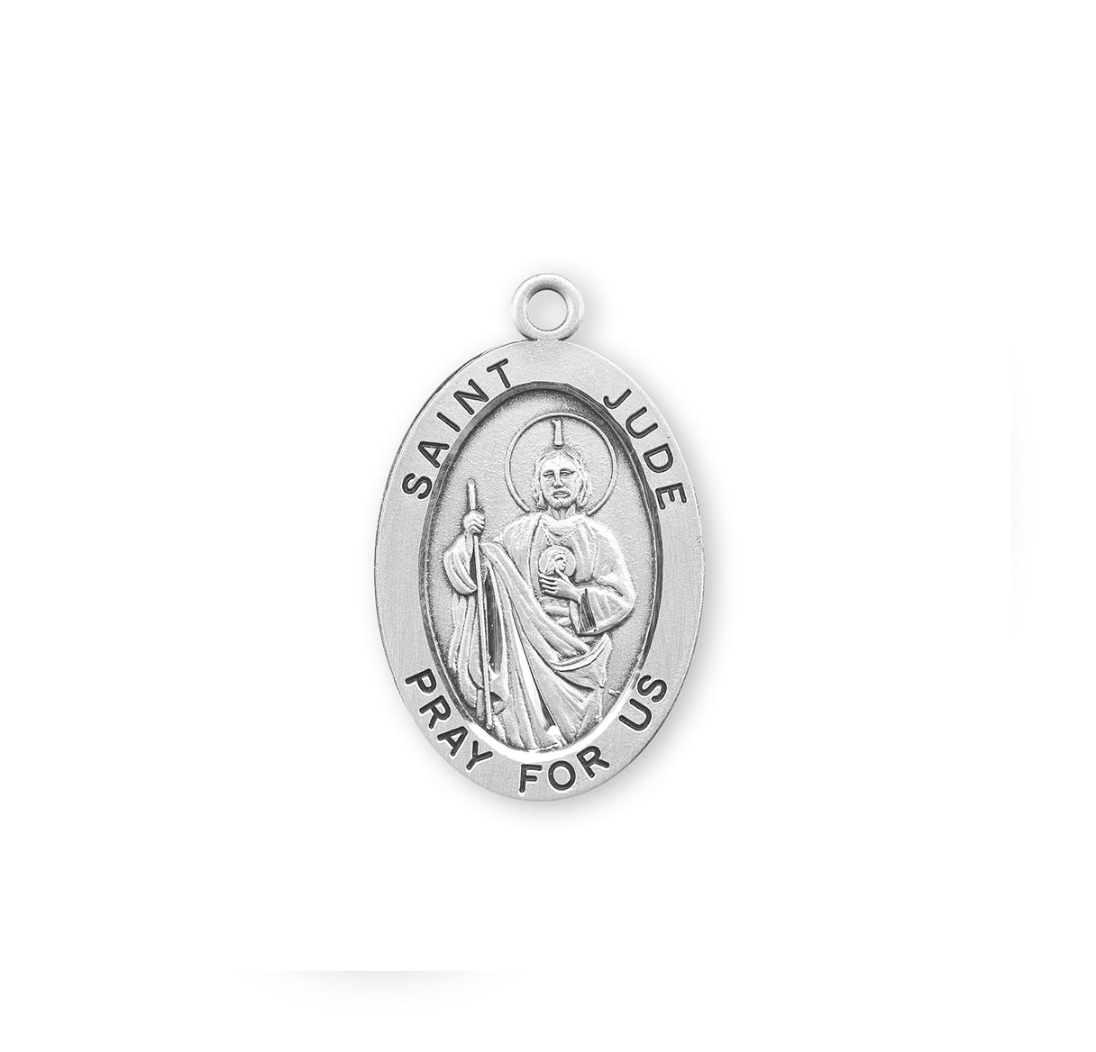 St. Jude Sterling Silver Medal Necklace